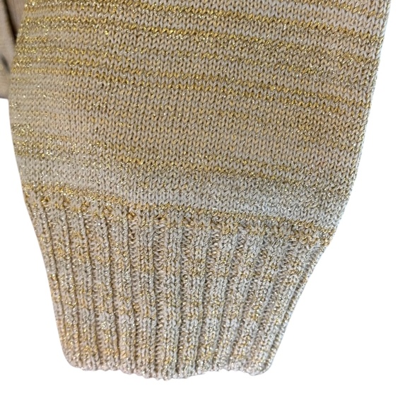 Womens St. John Cardigan. Size: S, Color: Gold/Sequin - Picture 4 of 6